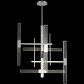 Allegri Apollo 37 inch Chrome Chandelier Ceiling Light