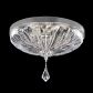 Allegri Orecchini 3 Light 16 inch Two Tone Silver Flush Mount Ceiling Light