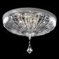 Allegri Orecchini 4 Light 20 inch Two Tone Silver Flush Mount Ceiling Light
