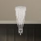 Schonbek Chantant 4 Light 35.5 inch Stainless Steel Flush Mount Ceiling Light