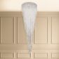Schonbek Chantant 6 Light 79.5 inch Stainless Steel Flush Mount Ceiling Light