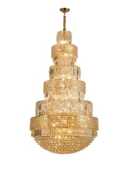 Artistry Lighting, Infinity Collection 32-Light 36"x66" Crystal Chandelier Gold Finish