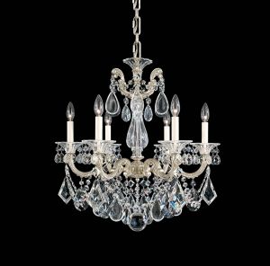 Schonbek La Scala 23" 6-Light Hanging Crystal Chandelier