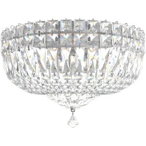 Schonbek Petit Crystal Deluxe 5 Light 12 inch Flush Mount Ceiling Light