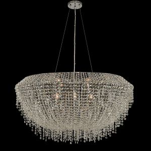 Allegri Massimo 12 Light 37 inch Chrome Pendant Ceiling Light