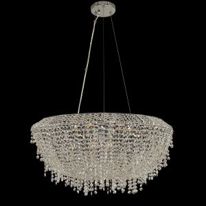 Allegri Massimo 9 Light 29 inch Chrome Pendant Ceiling Light