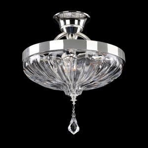 Allegri Orecchini 3 Light 13 inch Two Tone Silver Semi Flush Mount Ceiling Light
