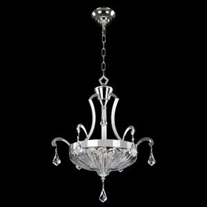 Allegri Orecchini 3 Light 19 inch Two Tone Silver Pendant Ceiling Light