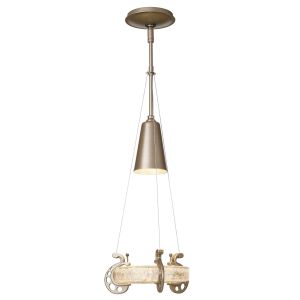 Hubbardton Forge Lens 1 Light 12 inch Mini Pendant Ceiling Light