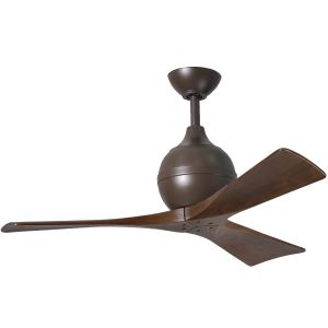 Matthews Fan, Irene-3 42" Textured Bronze Ceiling Fan with Wooden Blades (4 Color Options)