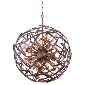 Kalco Ambassador 18 Light 26 inch Copper Patina Pendant Ceiling Light