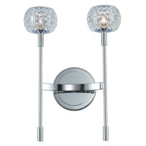 Kalco Mae LED 11 inch Chrome Wall Sconce Wall Light