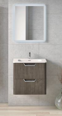 Royo Life Collection 24" 2-Drawer Vanity w/Sink in Samara Ash