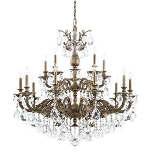 Schonbek Milano 15 Light 39 inch Chandelier Ceiling Light