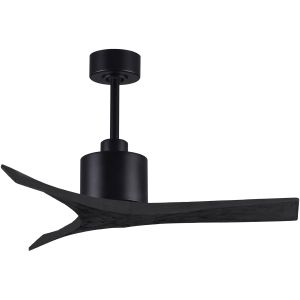 Matthews Fan Co Mollywood Matte Black Ceiling Fan