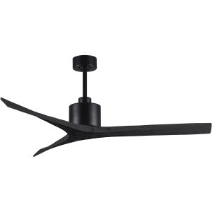 Matthews Fan, Mollywood 60" Matte Black Ceiling Fan (4 Color Options)