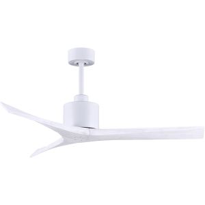 Matthews Fan, Mollywood 52" Matte White Ceiling Fan (4 Color Options)