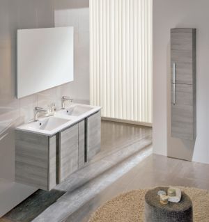 Royo Onix Collection 48" 4-Door Vanity w/Sink in Sandy Grey
