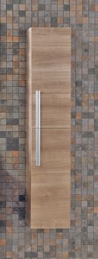Royo Onix Collection 12" Column Bathroom Cabinet in Sandy Walnut