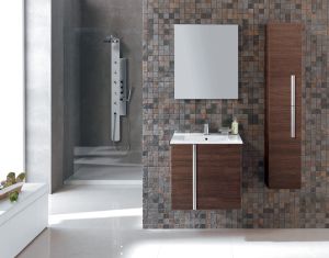Royo Onix Collection 24" 2-Door Vanity w/Sink in Sandy Wenge