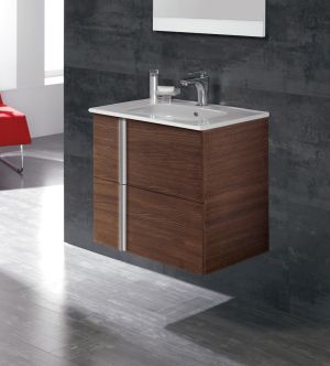Royo Onix Collection 24" 2-Drawer Vanity w/Sink in Sandy Wenge