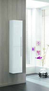Royo Onix Collection 12" Column Bathroom Cabinet in Gloss White