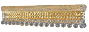 Artistry Lighting Primo Collection 36"x06"x08" 5-Light Gold Crystal Vanity Light