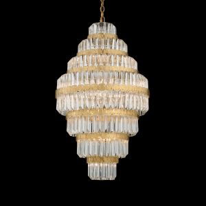 Schonbek Alina 16.5" 25-Light Hanging Crystal Chandelier