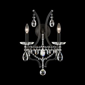 Schonbek Adley 14.5" 2-Light Crystal Wall Sconce