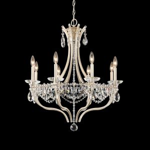 Schonbek Adley 30" 8-Light Hanging Crystal Chandelier