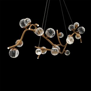 Schonbek Audacity 57" LED Crystal Pendant Light