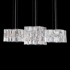 Schonbek Selene LED 9 inch Stainless Steel Pendant Ceiling Light
