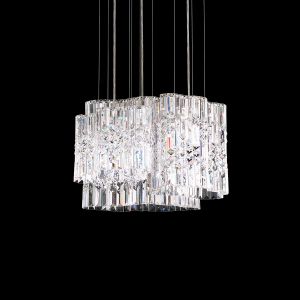 Schonbek Selene LED Stainless Steel Pendant Ceiling Light