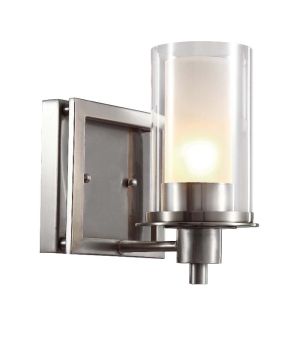 Trans Globe Lighting Odyssey 1 Light 6 inch Brushed Nickel Wall Sconce Wall Light