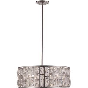 Trans Globe Lighting Vibrant 5 Light 20 inch Polished Chrome Pendant Ceiling Light